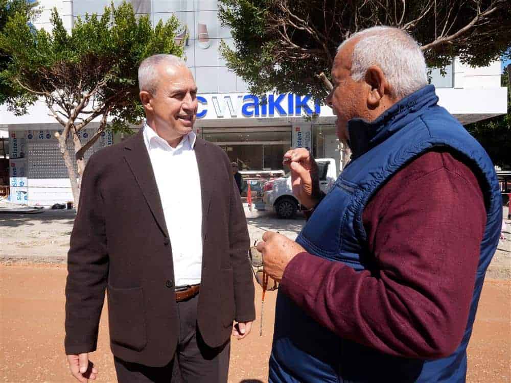 Alanya Atatürk Caddesi'nin Kuzey Şeridindeki Yenileme Çalışmaları Tamamlanıyor