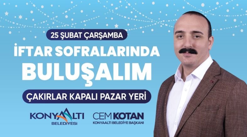 Konyaaltı Belediyesi'nden Üç Mahallede Geleneksel İftar Sofraları