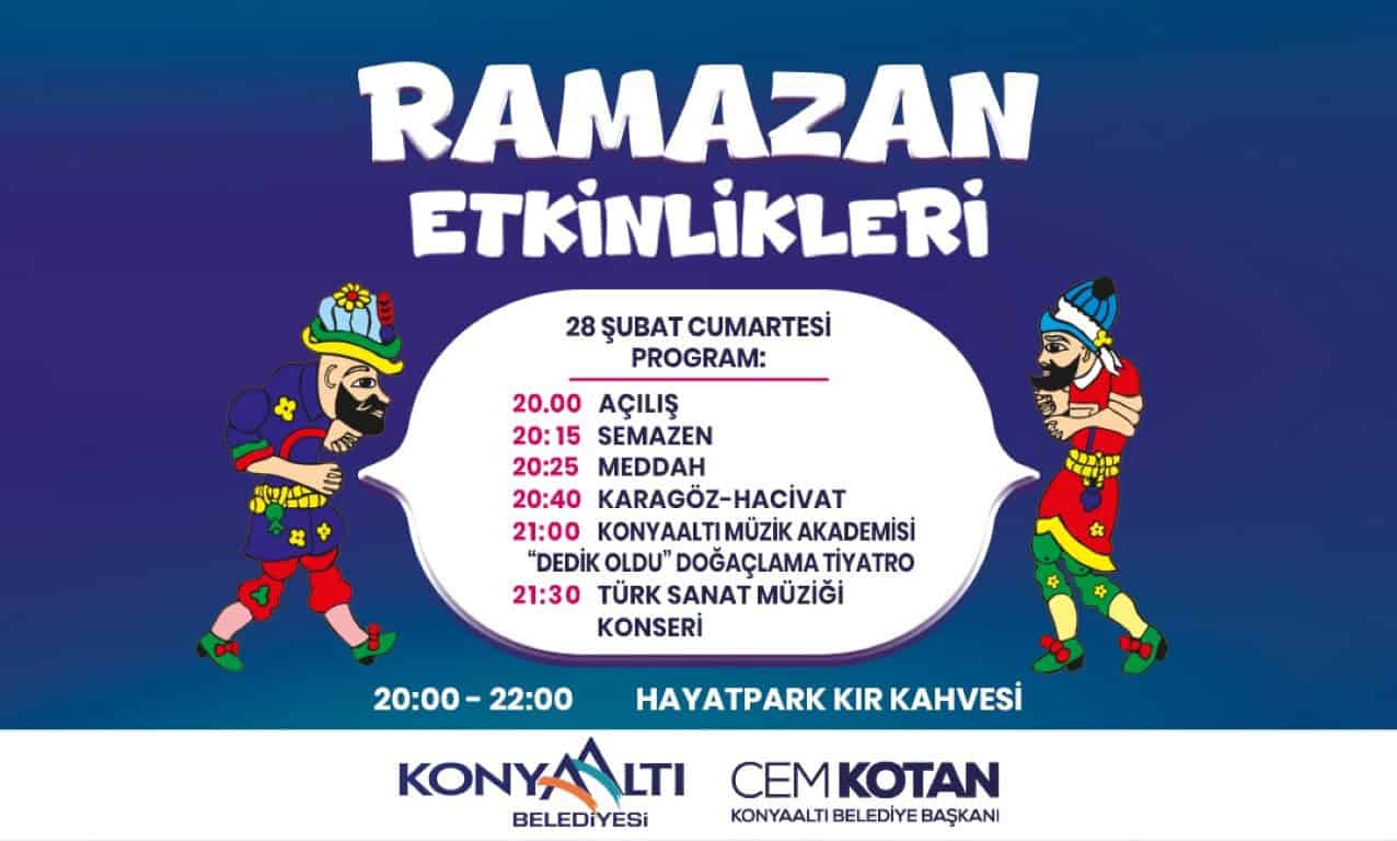Konyaaltı Belediyesi’nden Ramazan Ayına Özel Birlik ve Dayanışma Etkinlikleri