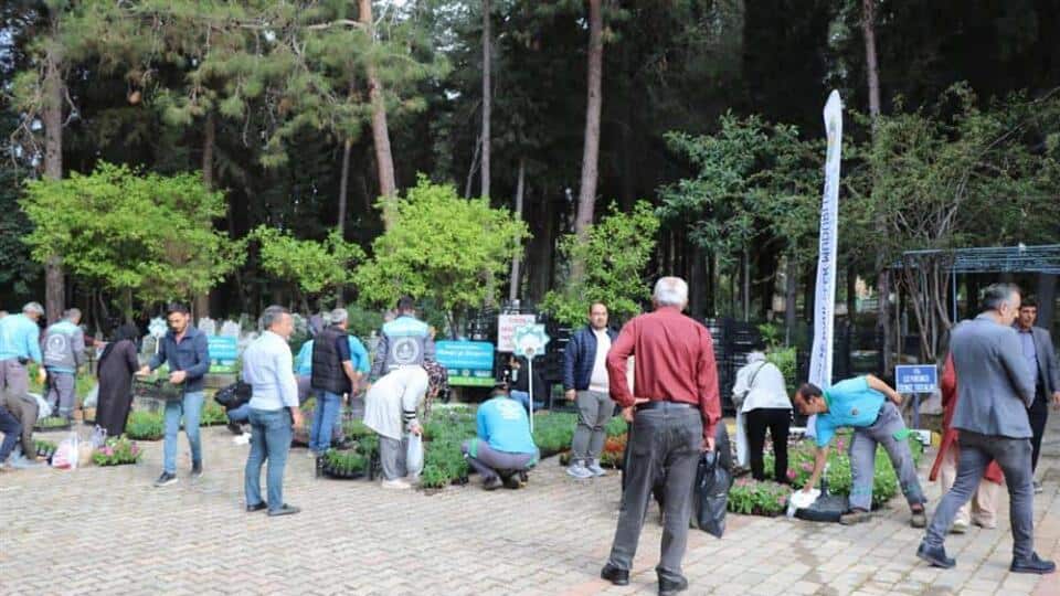 Alanya Belediyesi Ramazan Bayramı öncesi 67 bin çiçek fidesini vatandaşlara dağıtacak