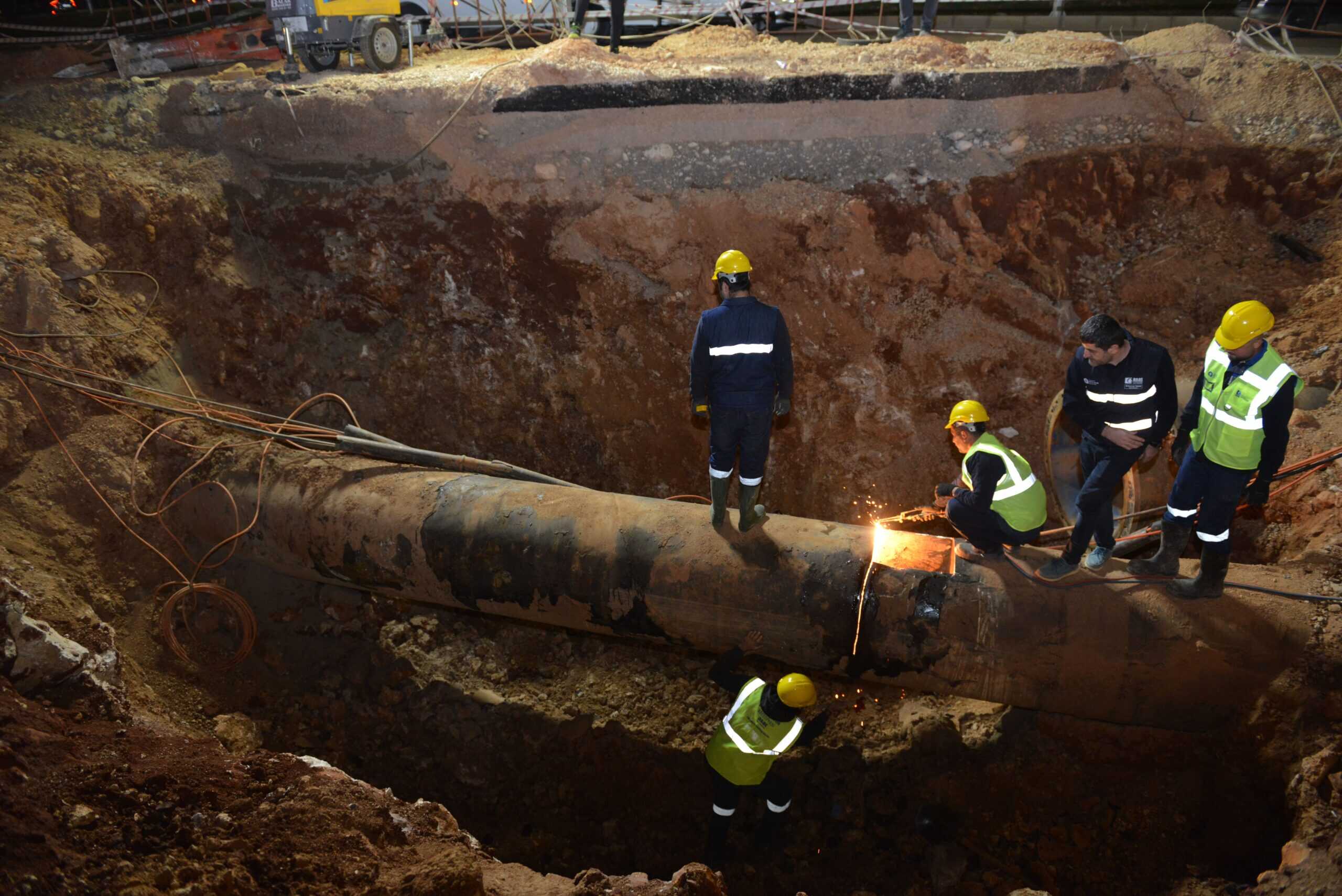 ASAT, Duraliler 1 Ana İsale Hattı’nda 3,5 Kilometrelik Deplase Çalışmasını Tamamladı