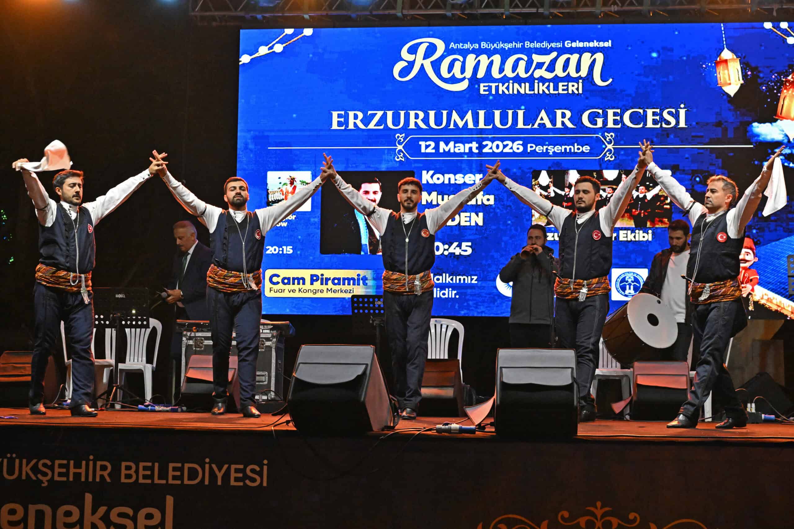Antalya’da Ramazan Etkinliklerinde Erzurumlular Gecesi Yoğun İlgi Gördü