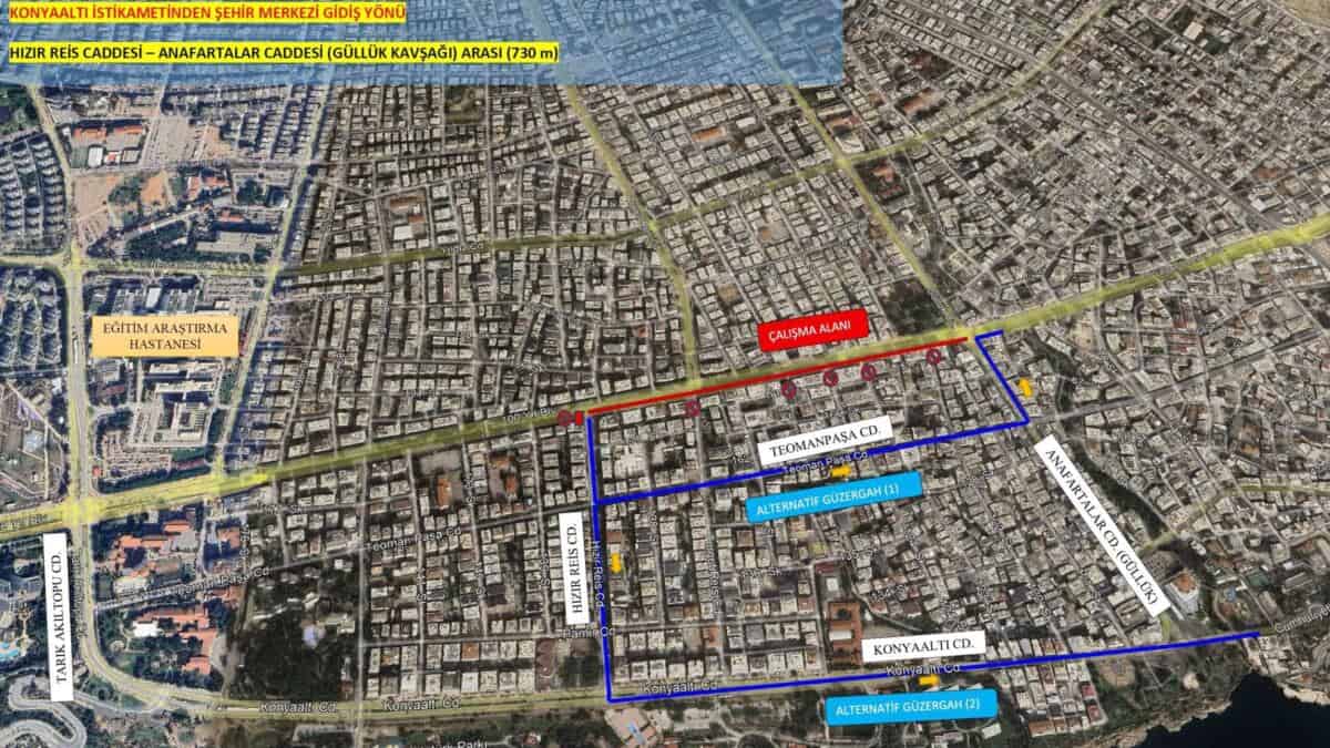 100. Yıl Bulvarı’nda Hızır Reis ile Anafartalar Caddesi Arasında Asfalt Yenileme Çalışması Başlıyor