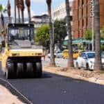 Alanya’da Atatürk Caddesi güney şeridinde sıcak asfalt çalışmaları başladı