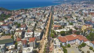Alanya Belediyesi Atatürk Caddesi’nde Altyapı ve Asfalt Yenileme Çalışmalarına Hız Verdi