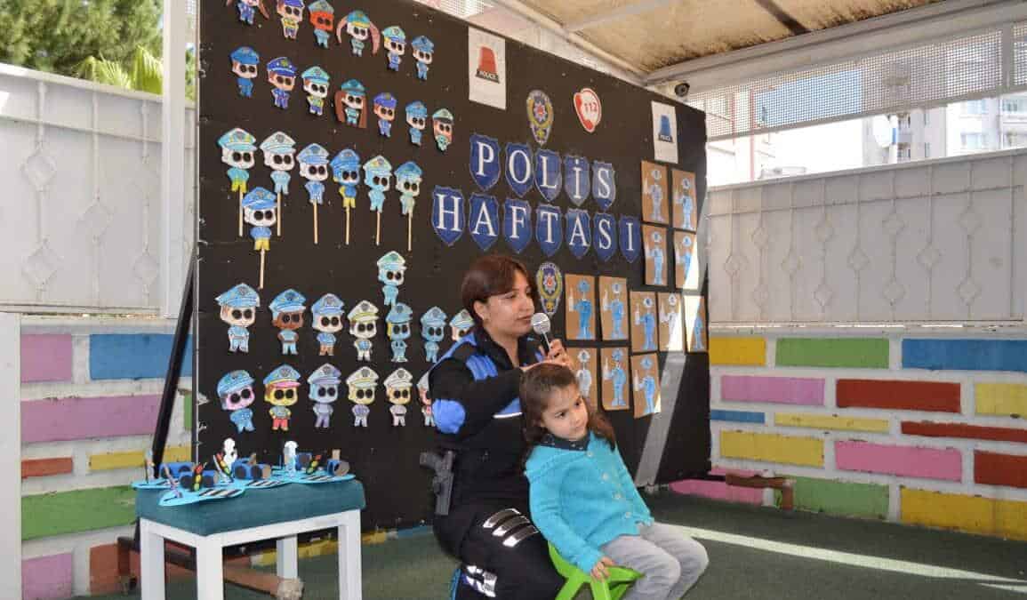 Konyaaltı’ndaki kreşlerde Polis Haftası çocuklara özel etkinliklerle kutlanıyor