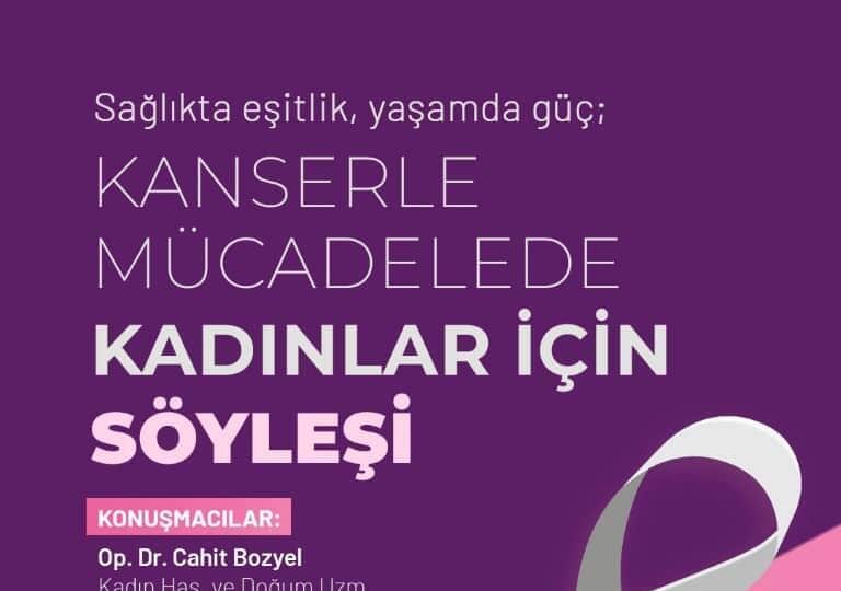 Konyaaltı Belediyesi'nden Kadınlara Yönelik Kanserle Mücadele Söyleşisi
